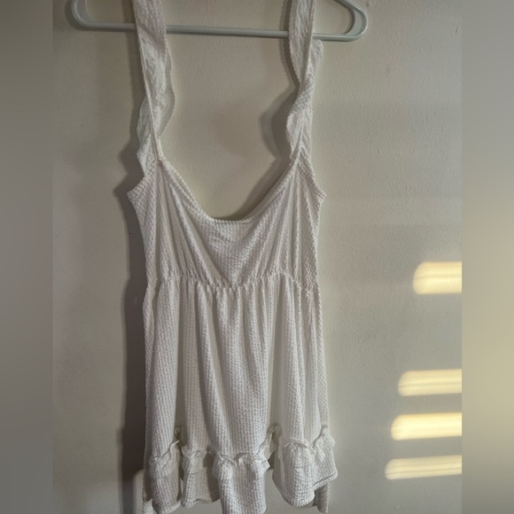 NWOT SUMMER WHITE MINI DRESS - Picture 1 of 2